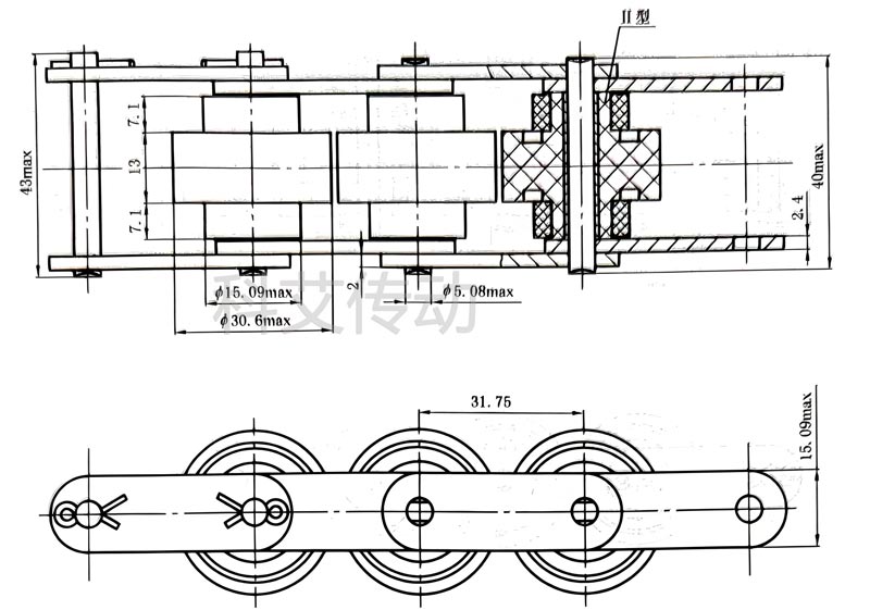 BS25-C210A 2.5倍速链条