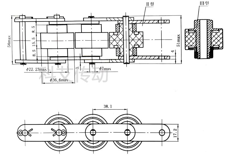 BS25-C212AH 2.5倍速链条