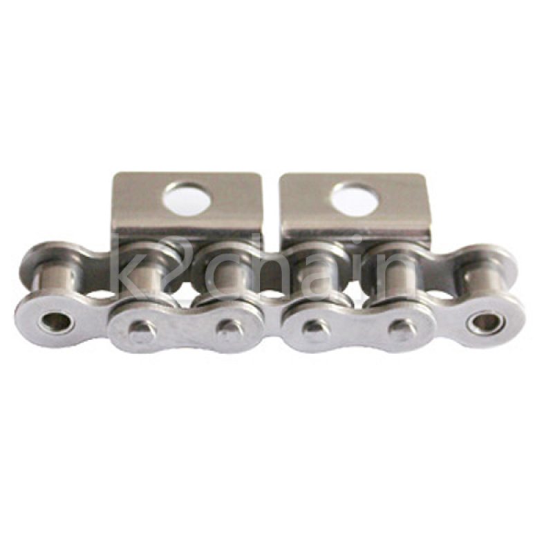 不锈钢带宽弯板附件滚子链条
